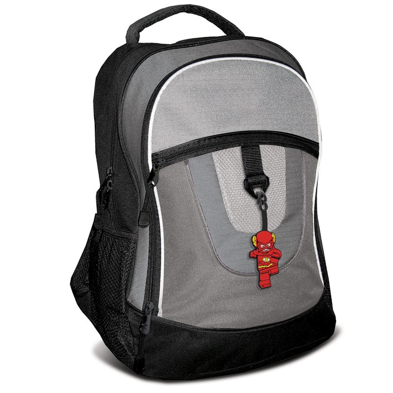 IQ LEGO DC Silicone Luggage Tag - The Flash (52585), Bag charm for Travel, Suitcase, Backpack, Summer Beach Bag - Measures approximately 6.6 inches long. - Image 5